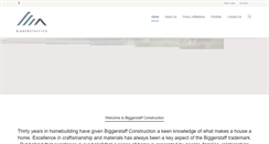 Desktop Screenshot of biggerstaffconst.com